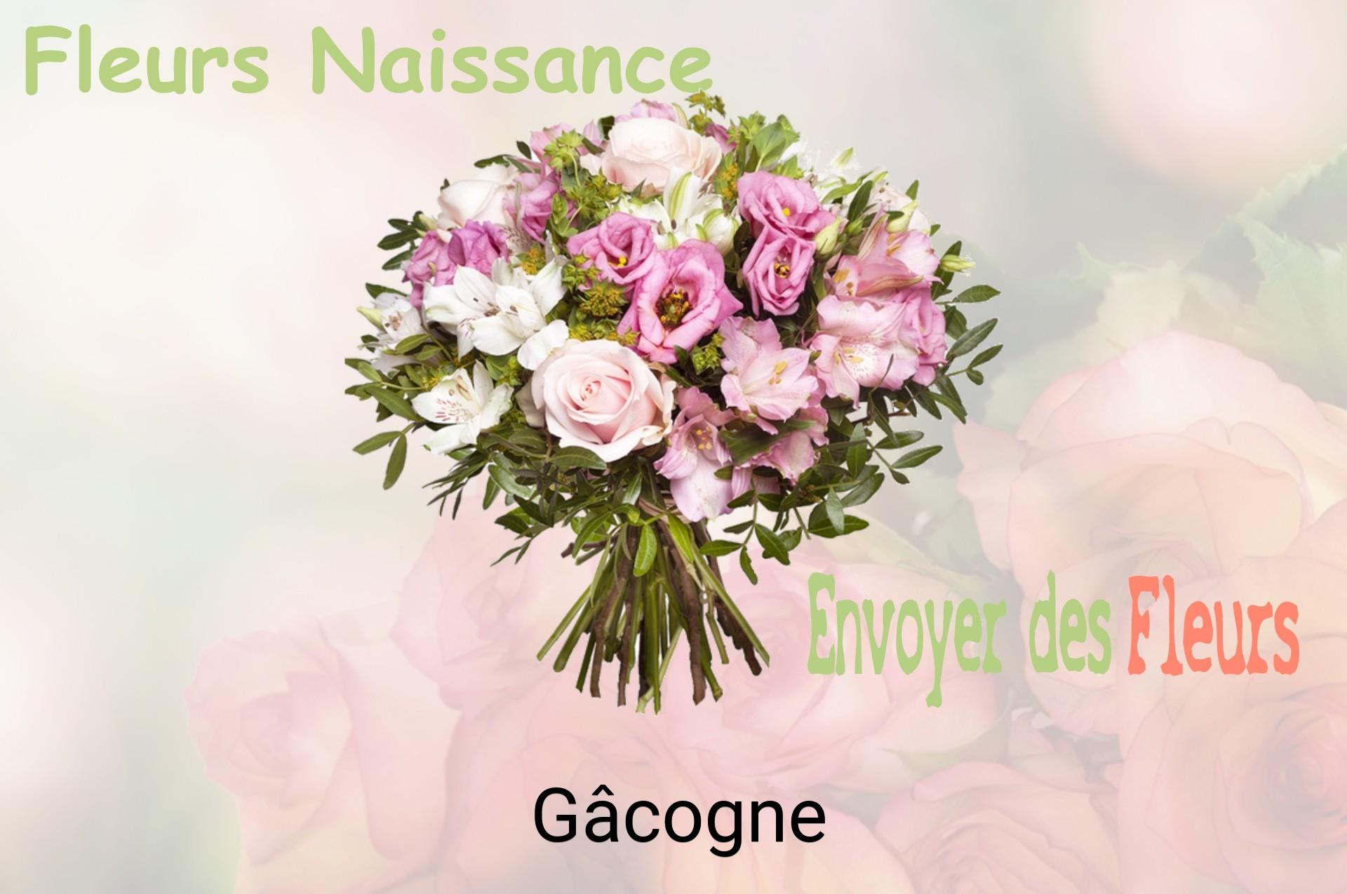 Bouquet de fleurs de naissance livré à Gâcogne